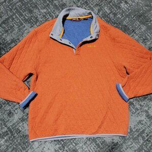 Men's Orvis Trout Bum Quilted Pullover Sz Large MSRP $110